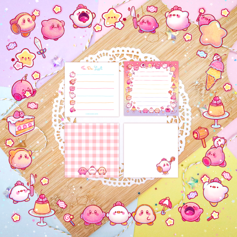 Chickie & Kirby Memo Sheets Digital Download