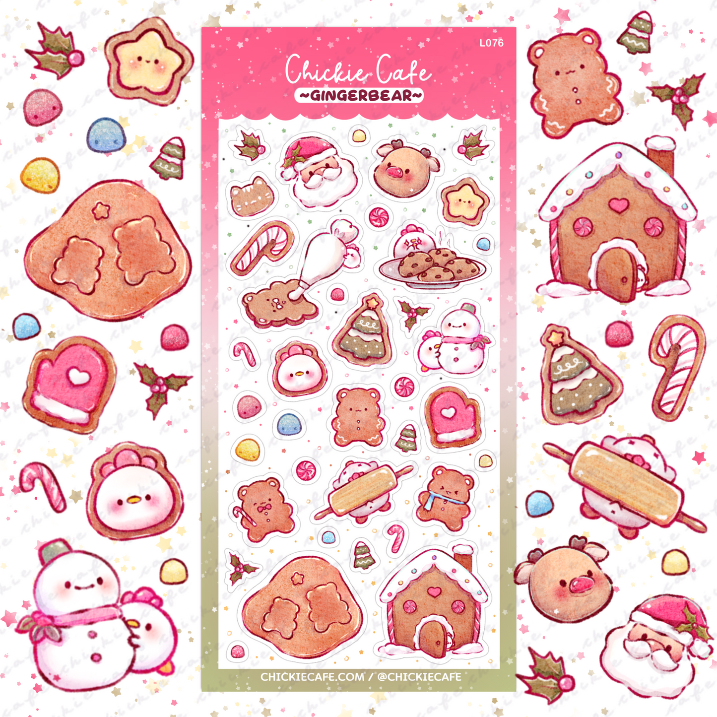 Gingerbear Sticker Sheet