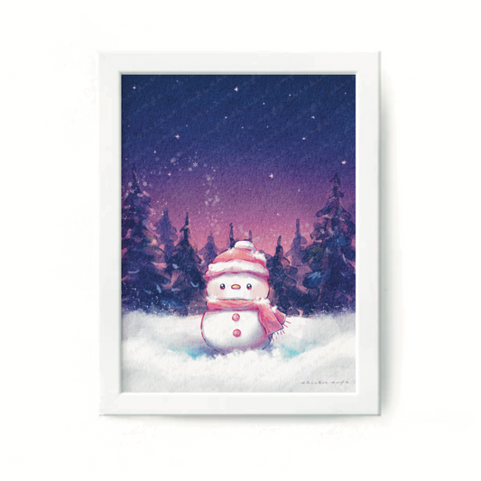 Staying Warm Sticker Print