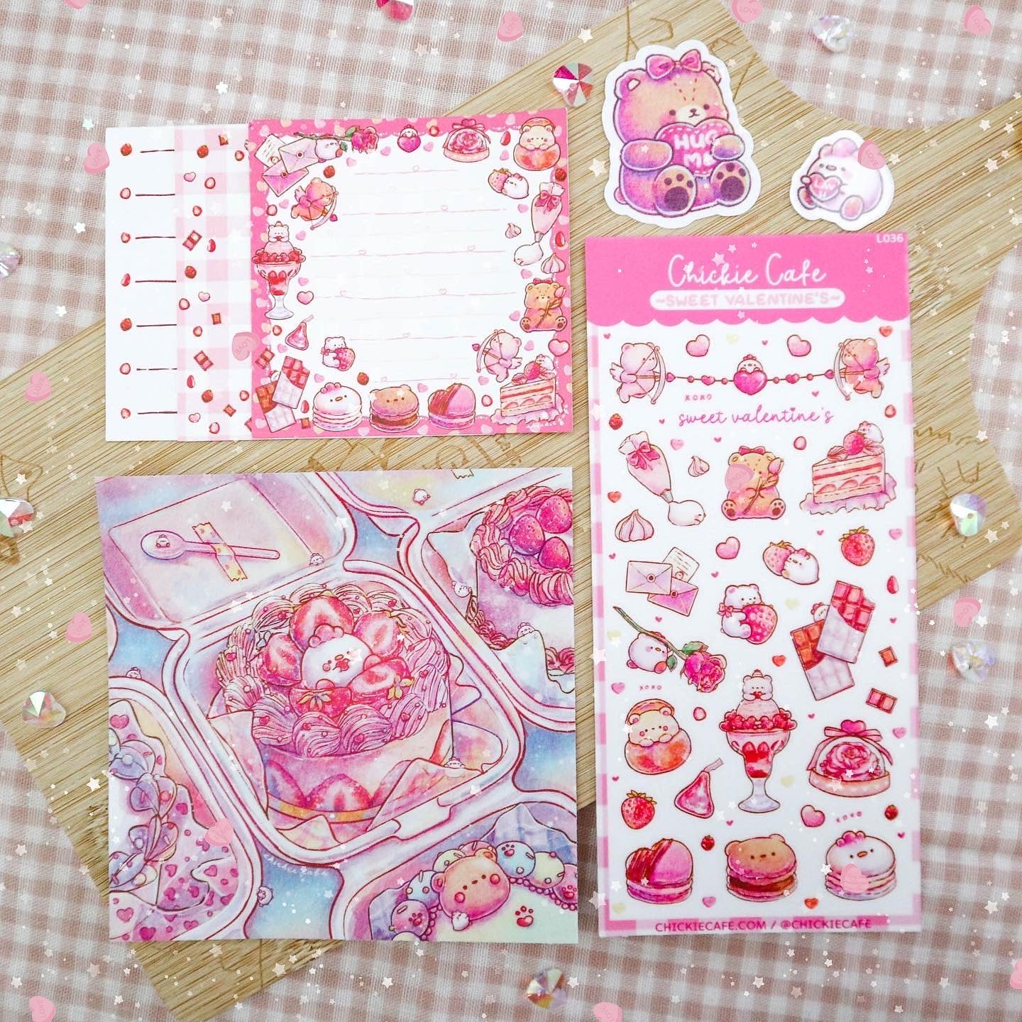 Sweet Valentine's Sticker Sheet - 10% OFF