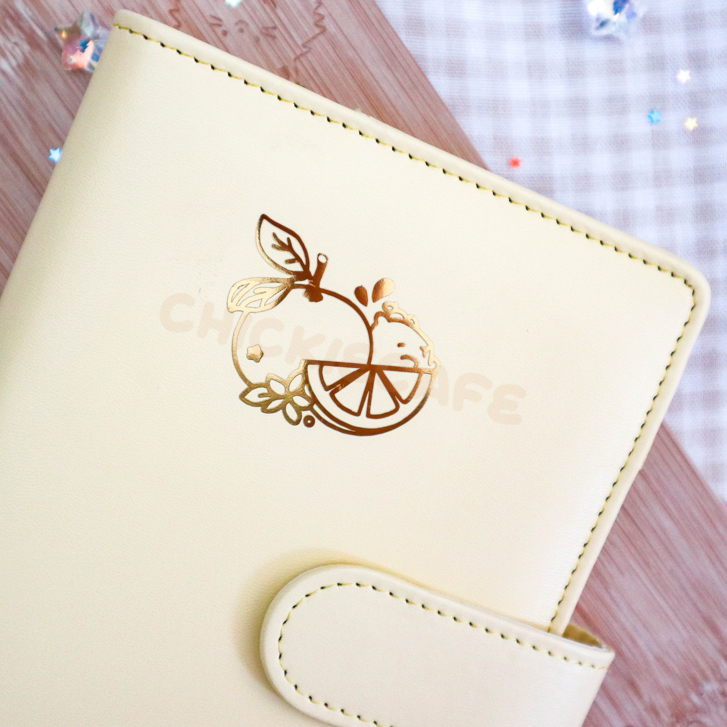 Cute Capybara A6 Binder - Yellow