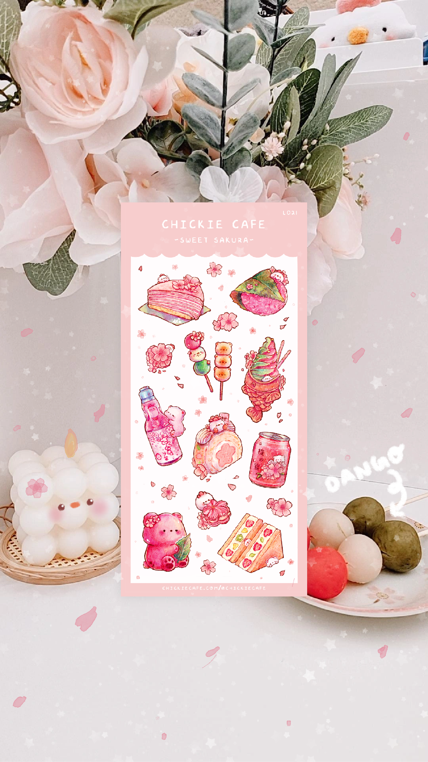 Sweet Sakura Sticker Sheet