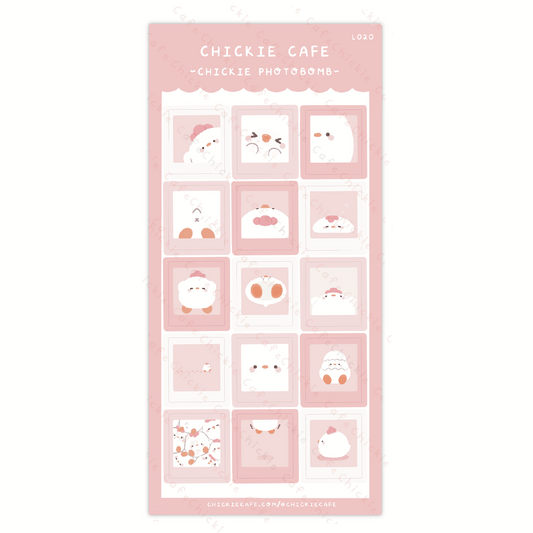 Chickie Photobomb Sticker Sheet