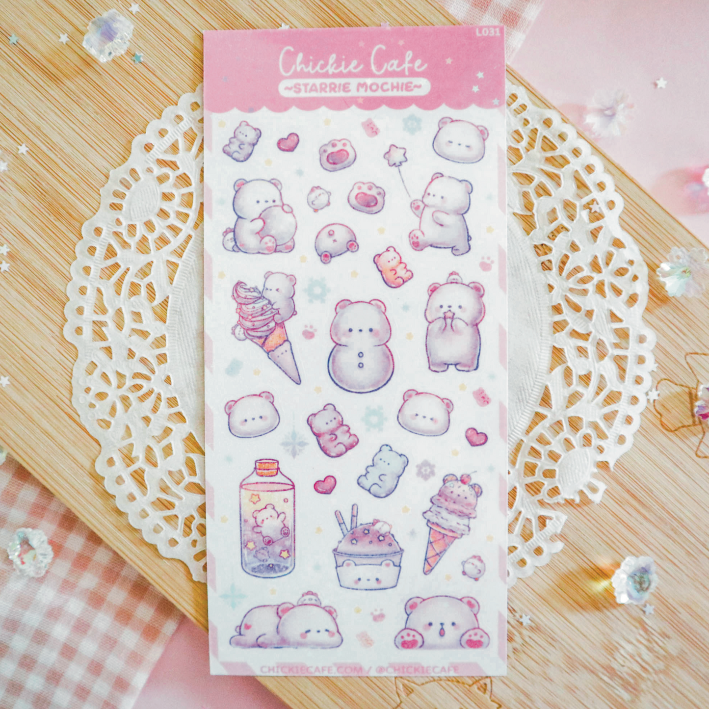 Starrie Mochie Sticker Sheet