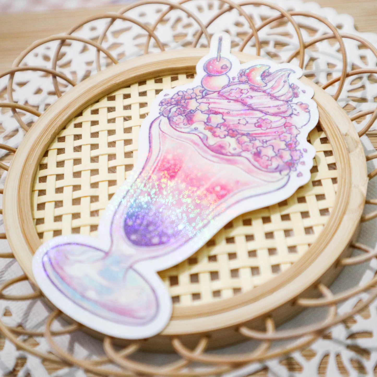 Starrie Sakura Parfait Sticker