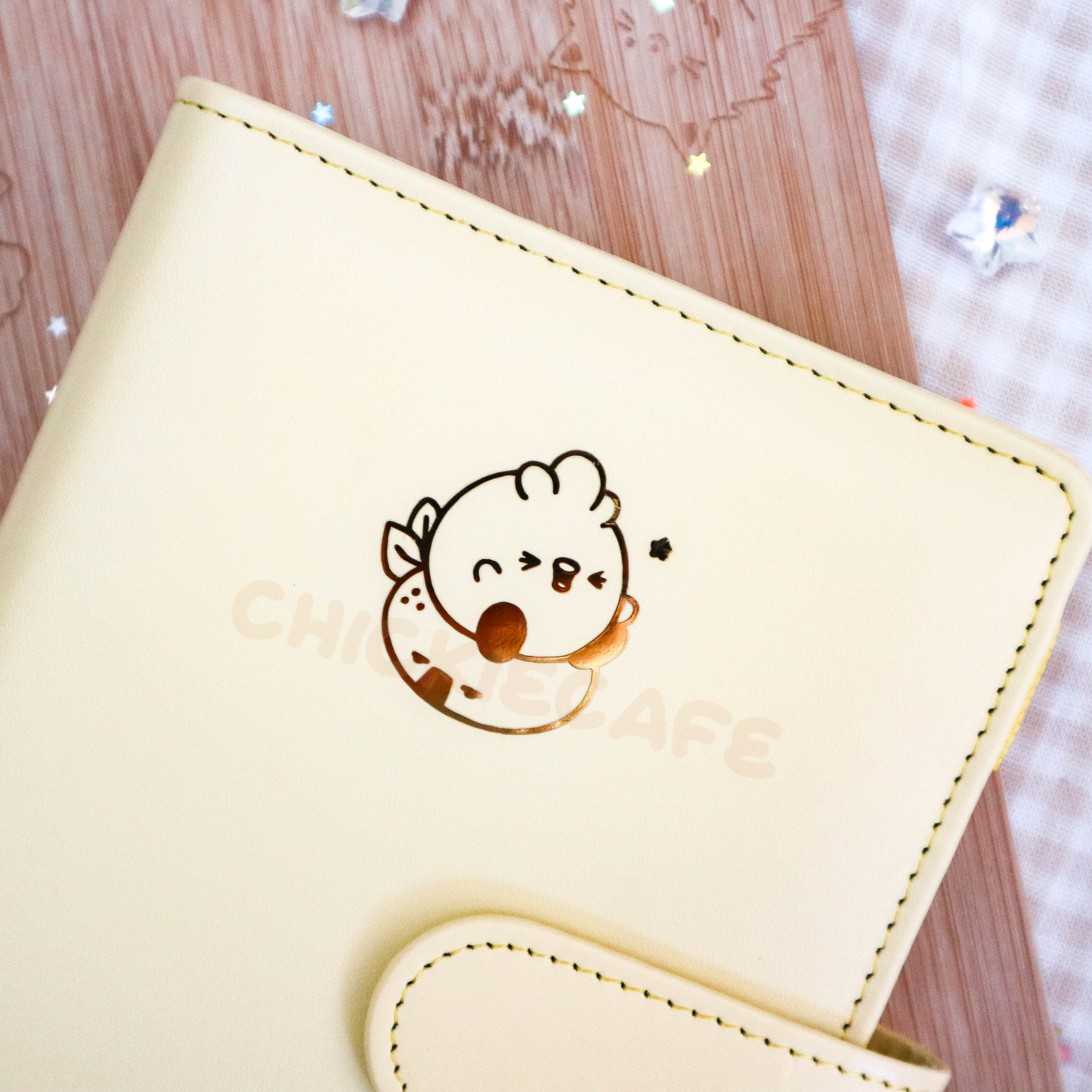 Cute Capybara A6 Binder - Yellow