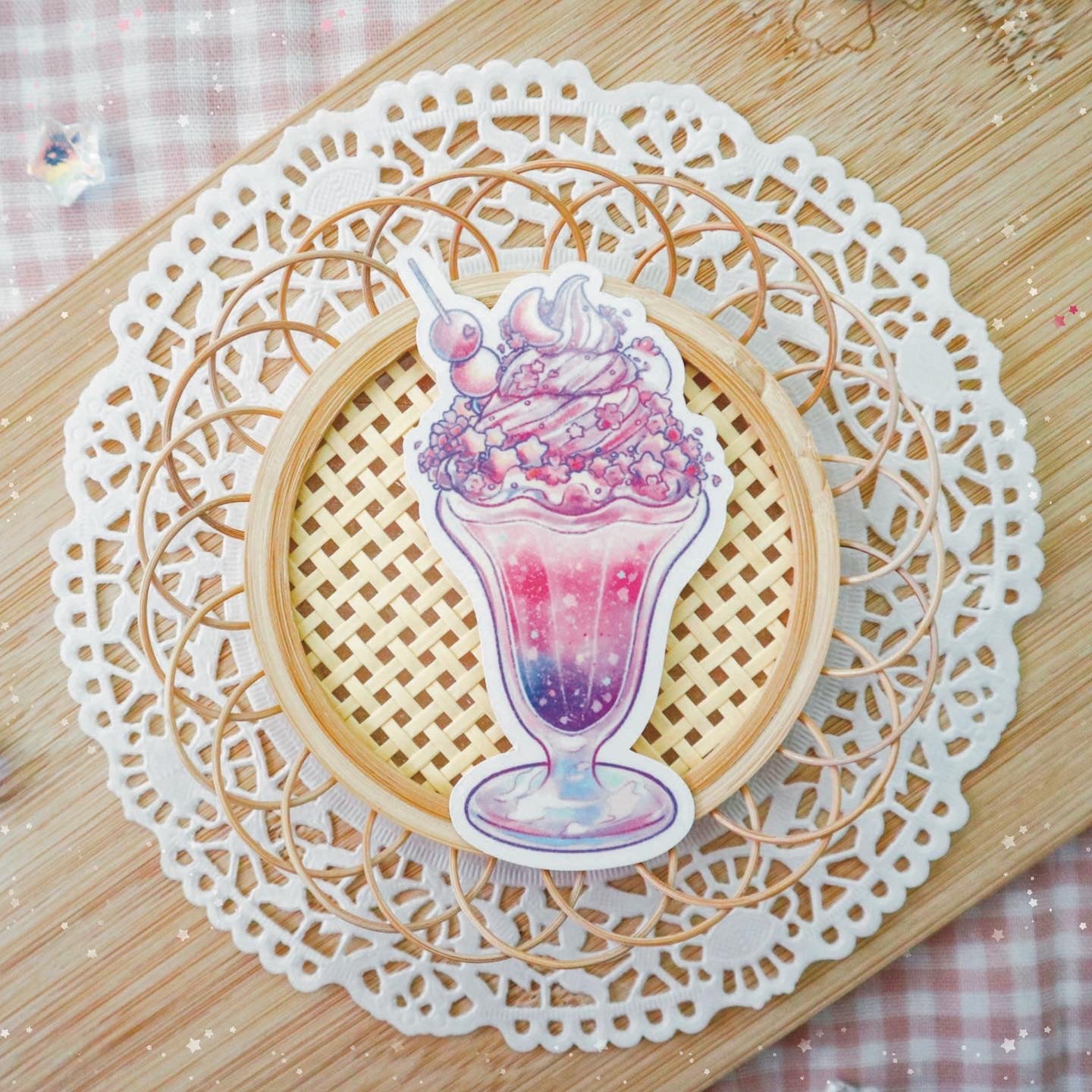 Parfait Sticker Starrie Sakura Parfait Sticker – Chickie Cafe