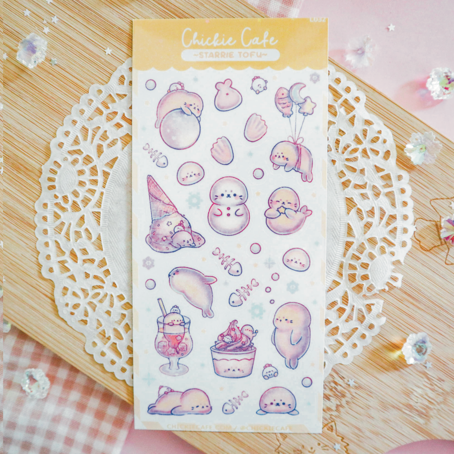 Starrie Tofu Sticker Sheet