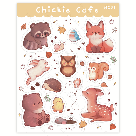 Forest Friends Sticker Sheets