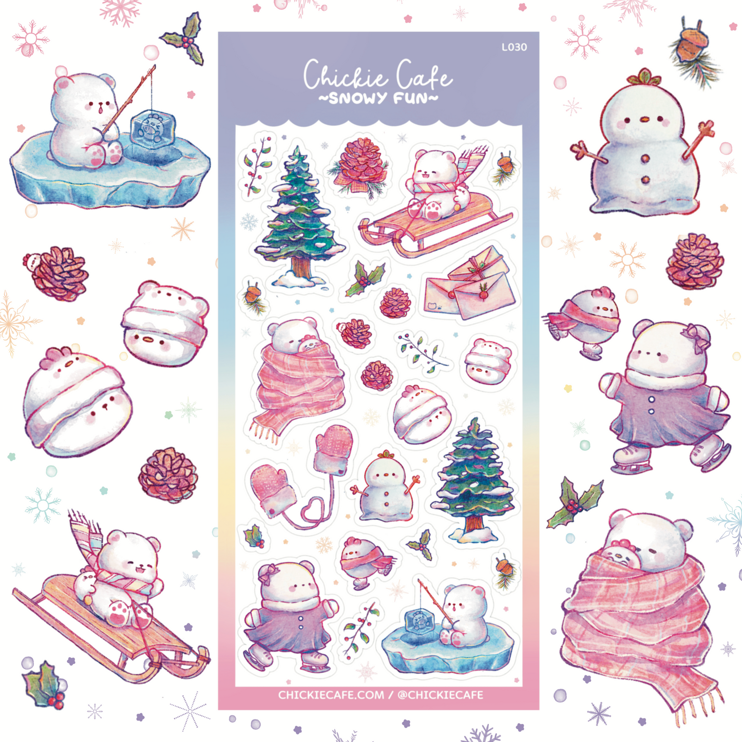 Snowy Fun Sticker Sheet