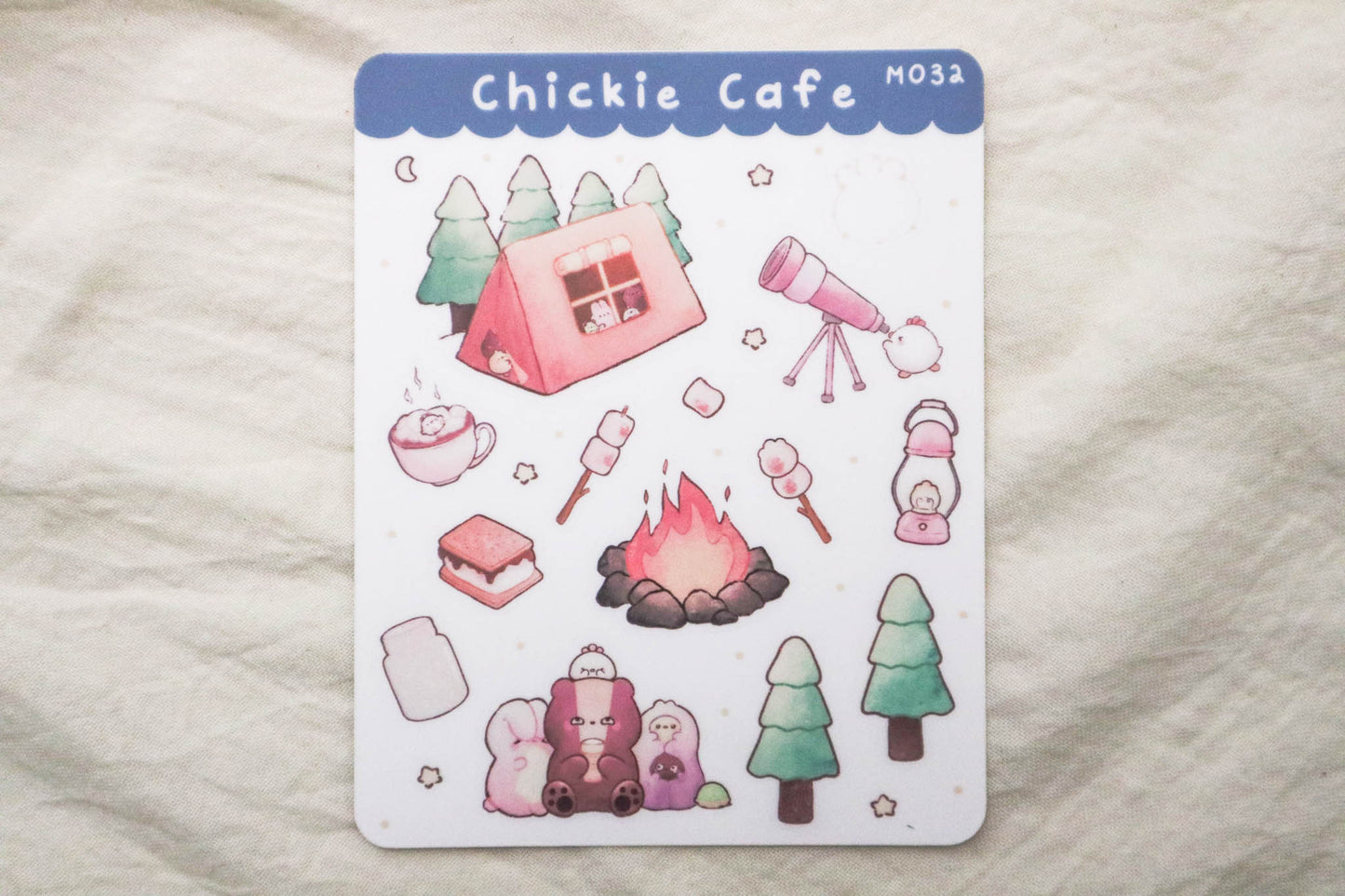 Cozy Camp Sticker Sheet