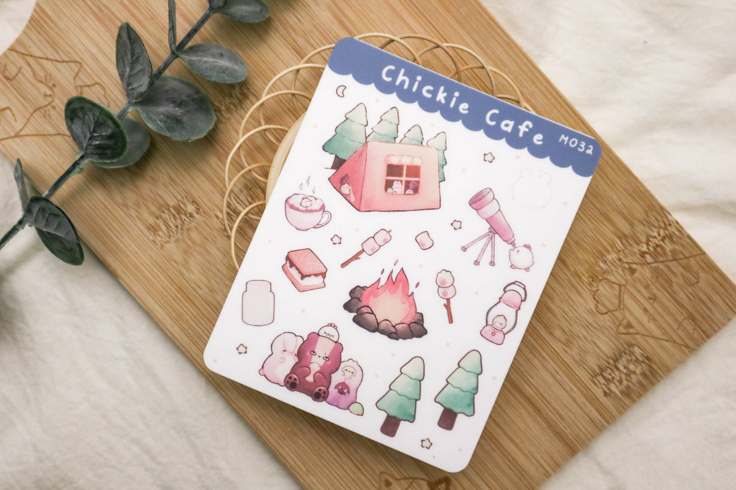 Cozy Camp Sticker Sheet