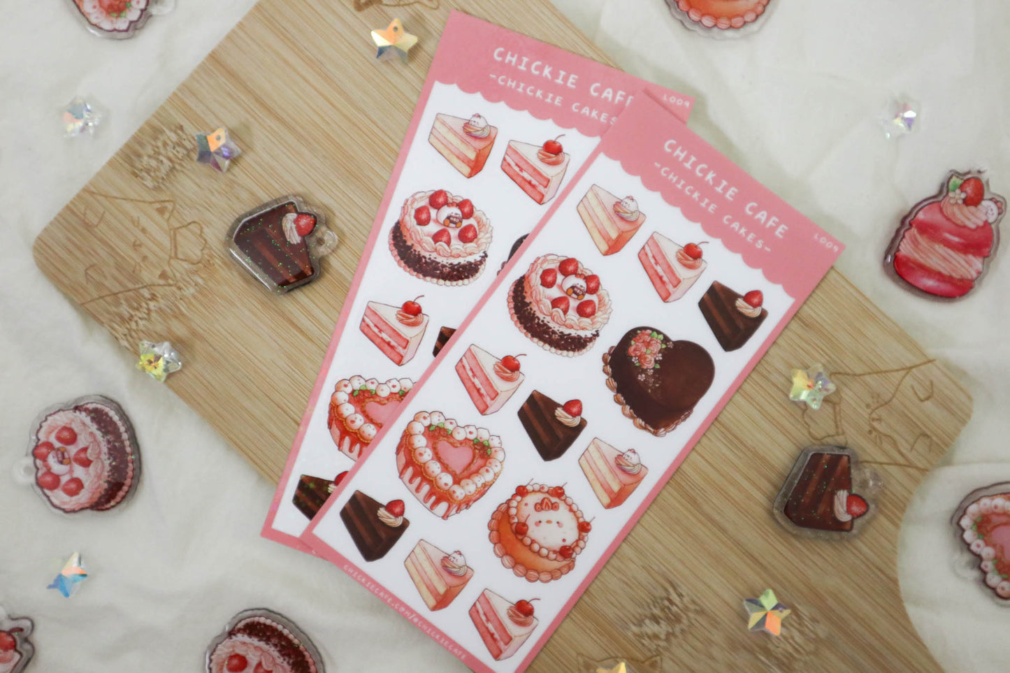 Chickie Cakes Sticker Sheet