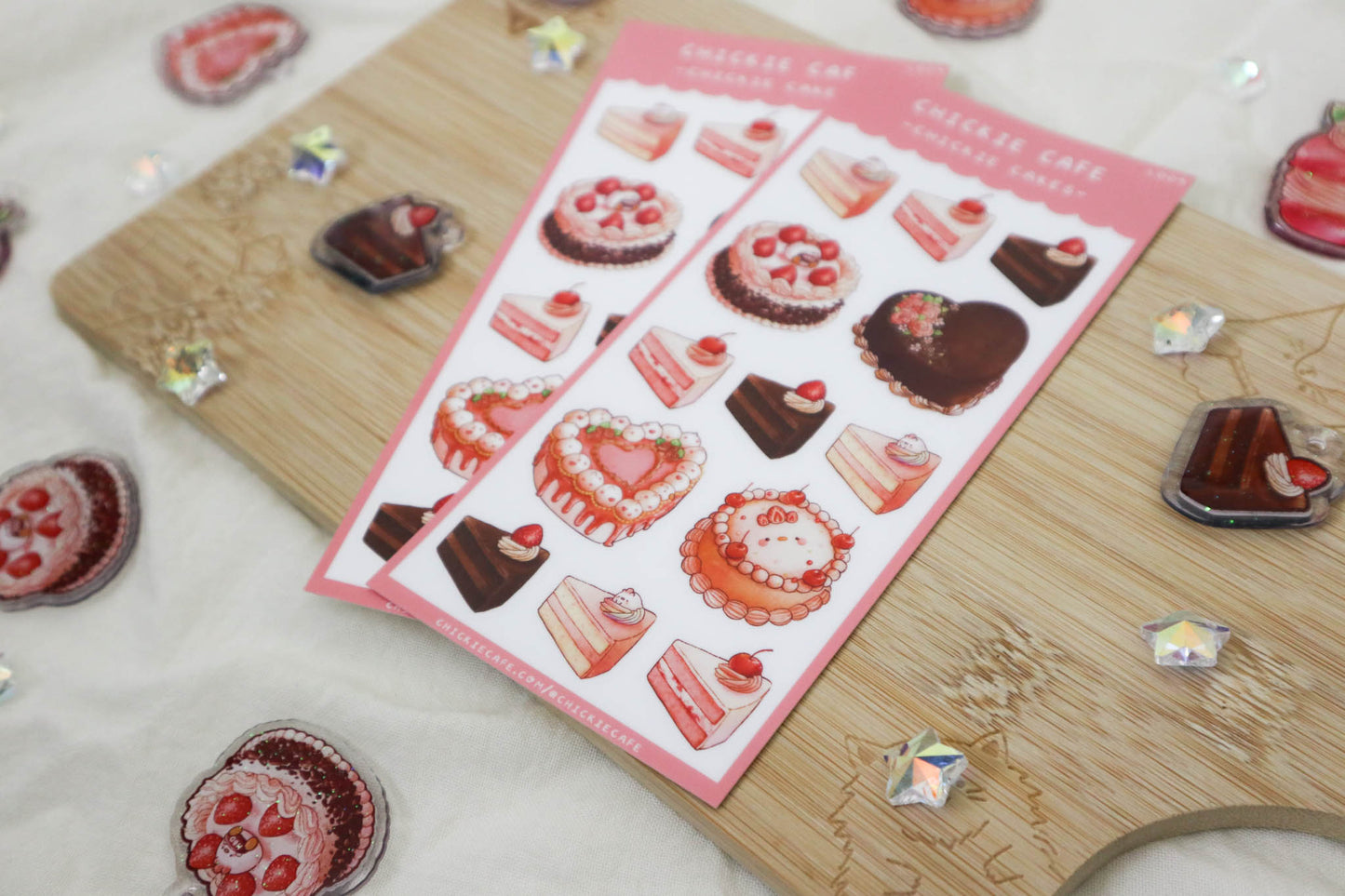 Chickie Cakes Sticker Sheet