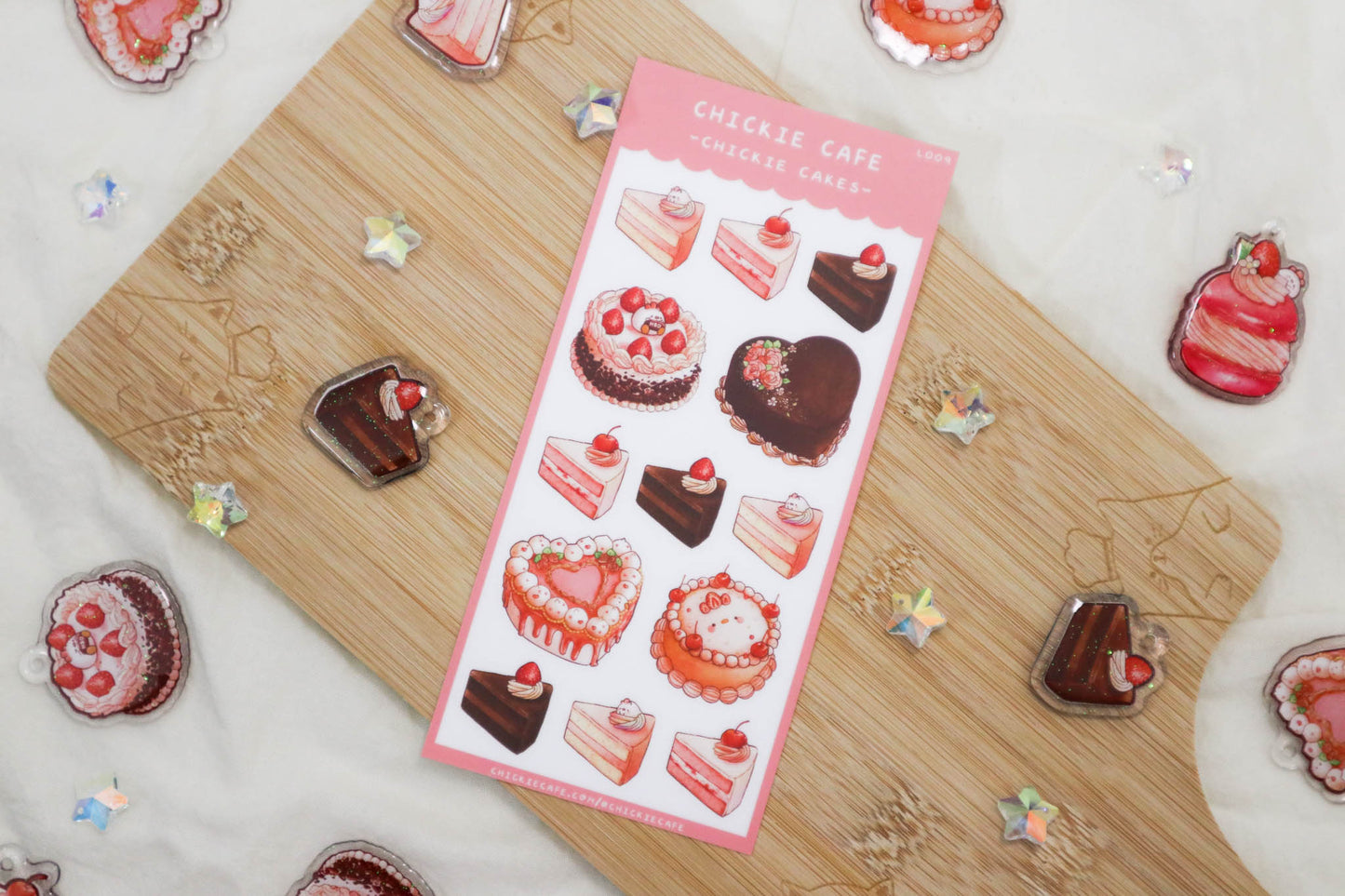 Chickie Cakes Sticker Sheet