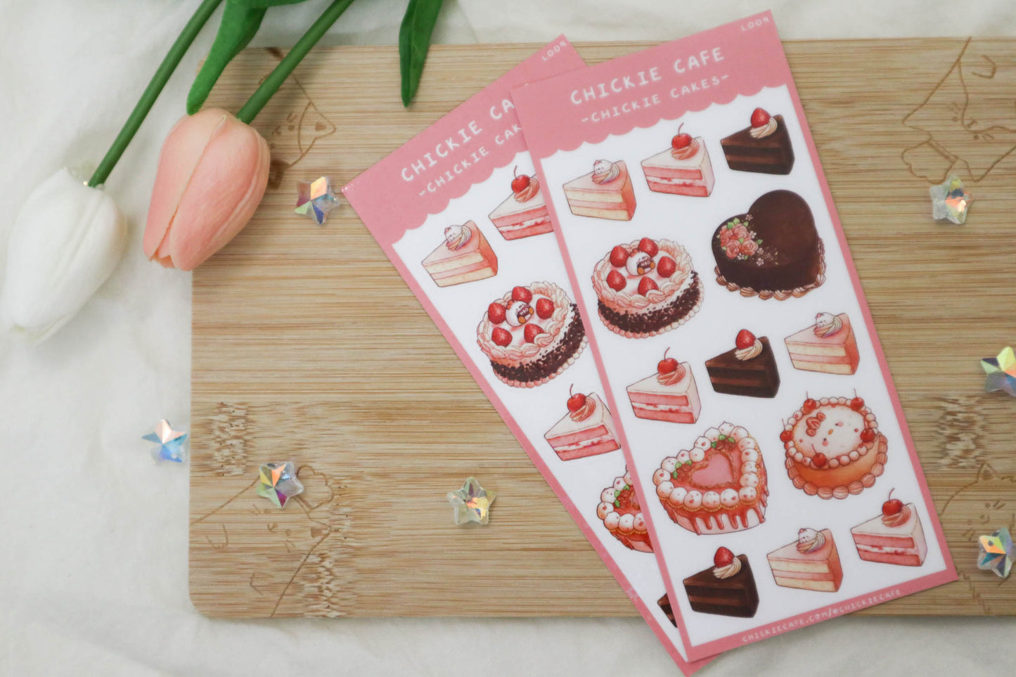 Chickie Cakes Sticker Sheet