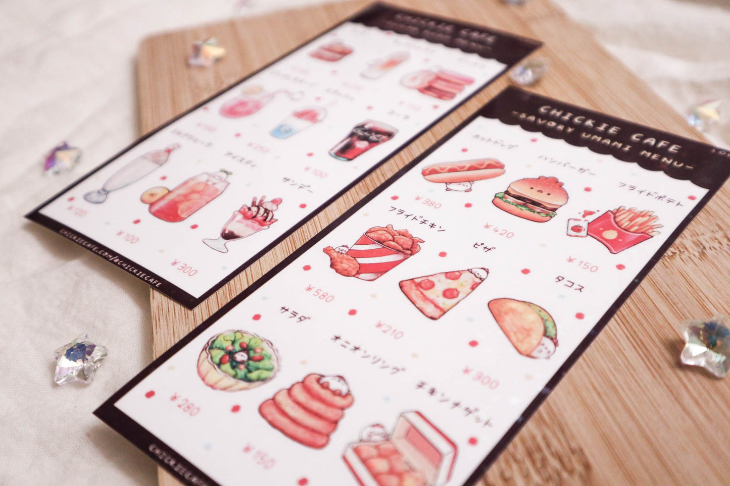 Savory Umami Menu Sticker Sheet