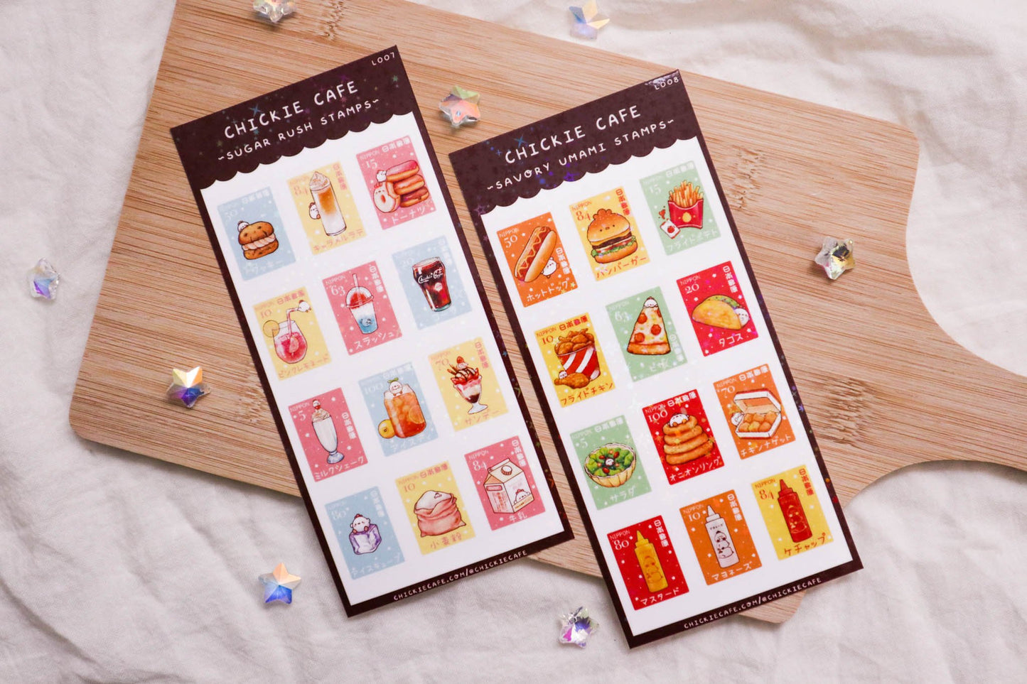 Savory Umami Stamps Sticker Sheet