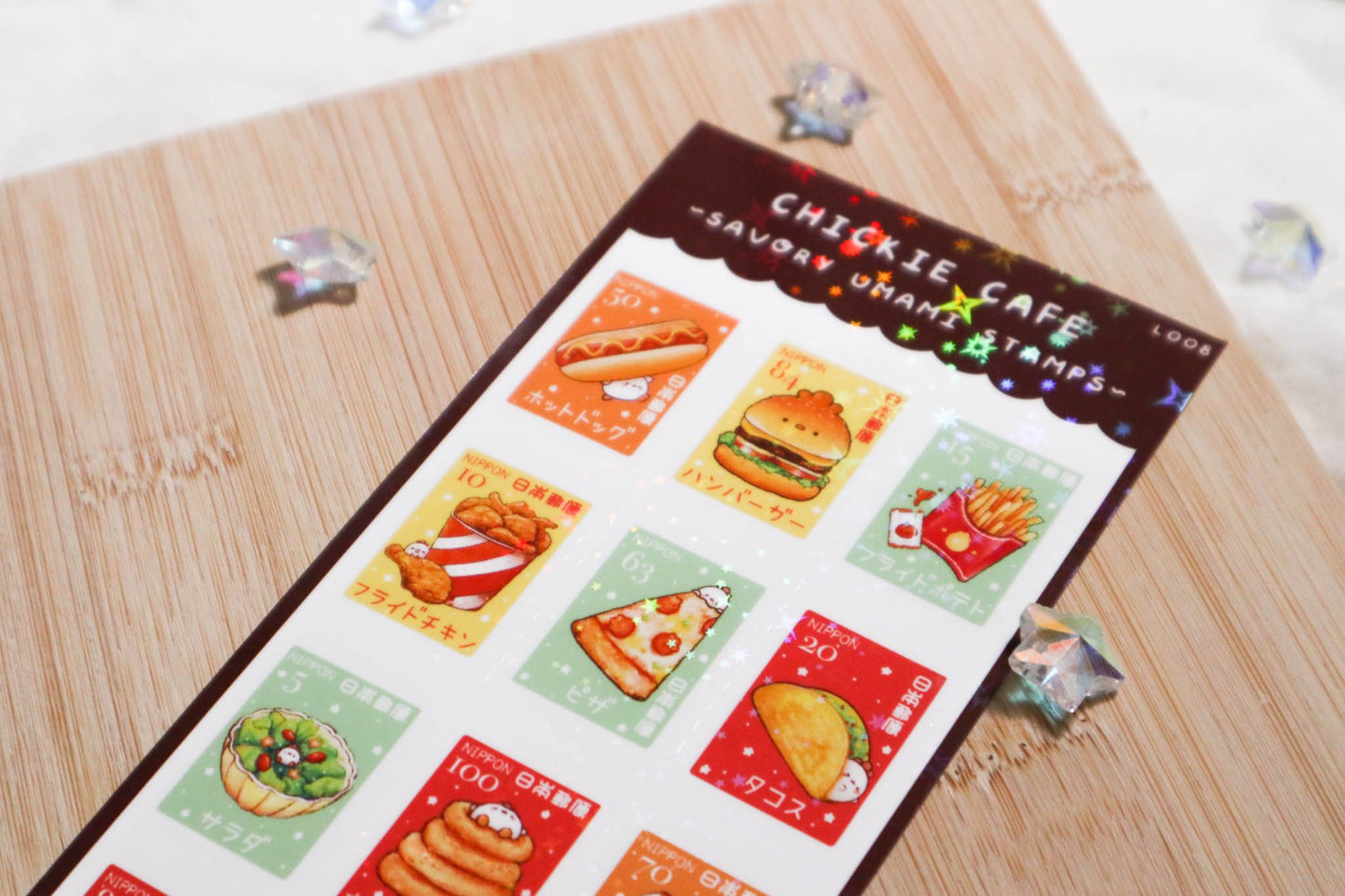 Savory Umami Stamps Sticker Sheet