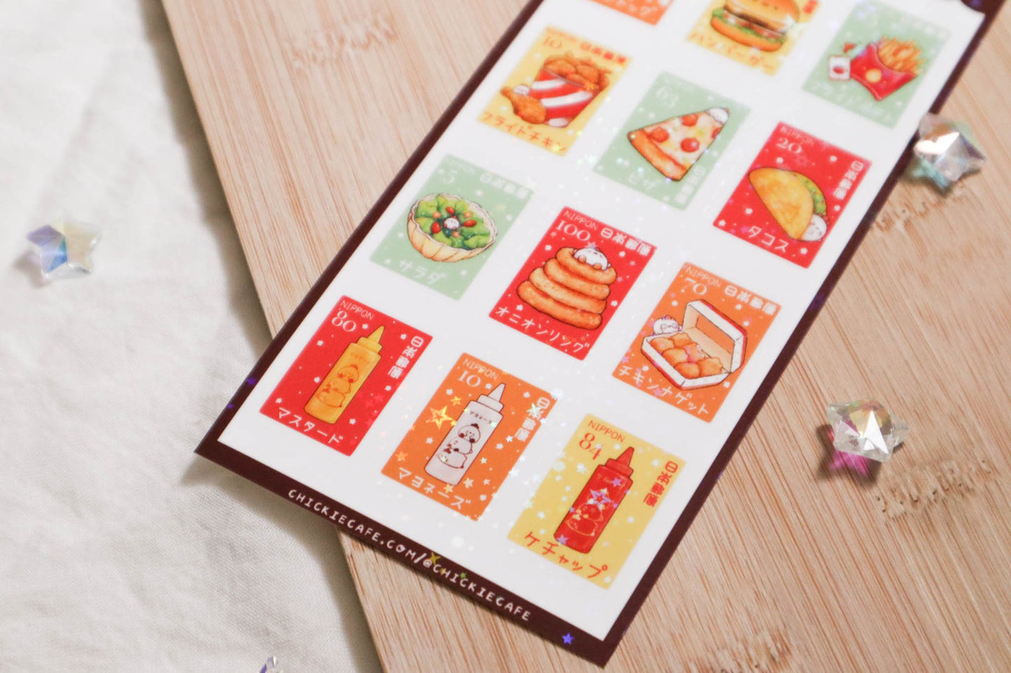 Savory Umami Stamps Sticker Sheet