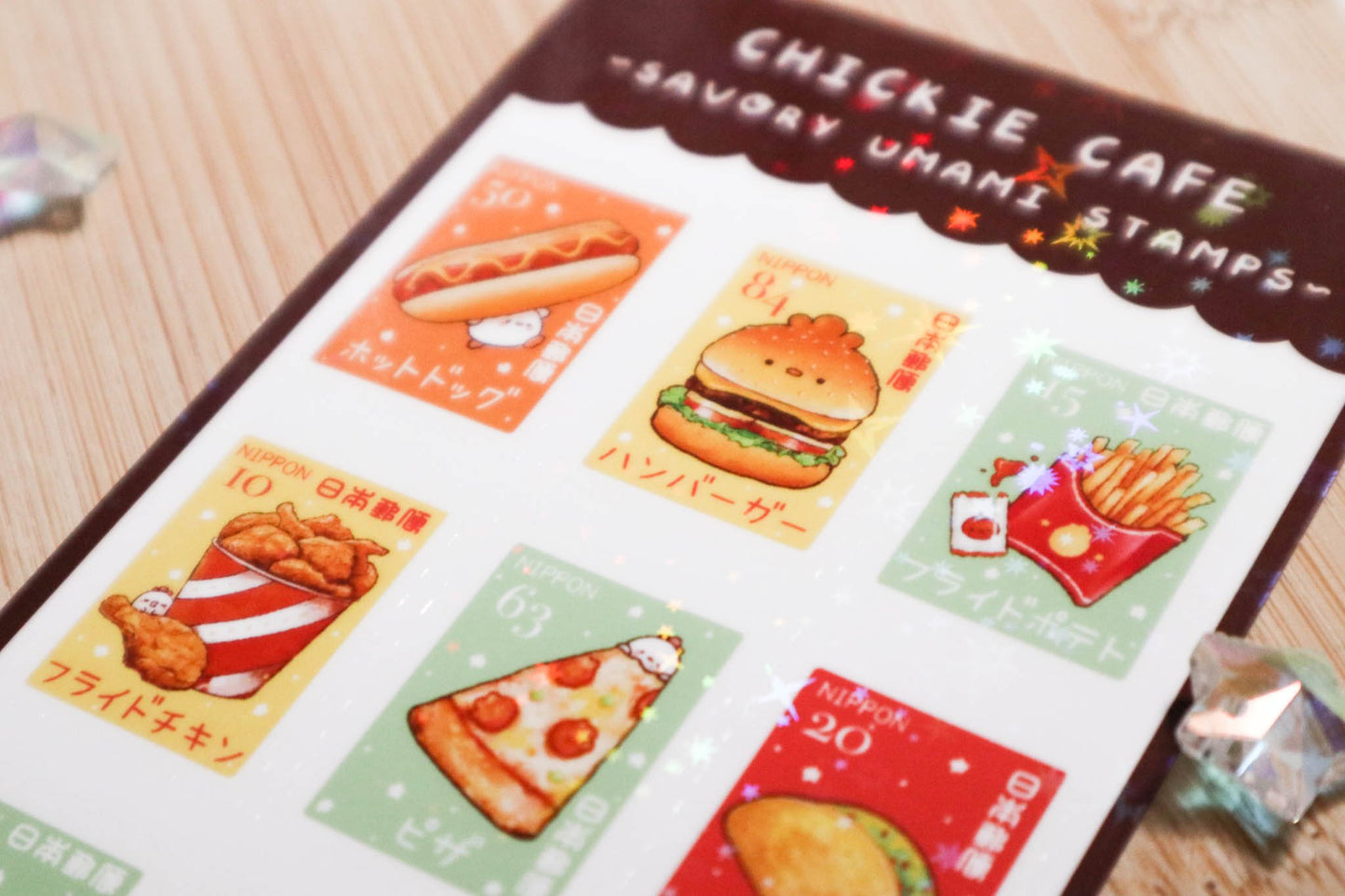 Savory Umami Stamps Sticker Sheet