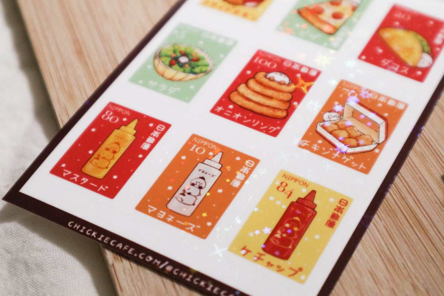 Savory Umami Stamps Sticker Sheet