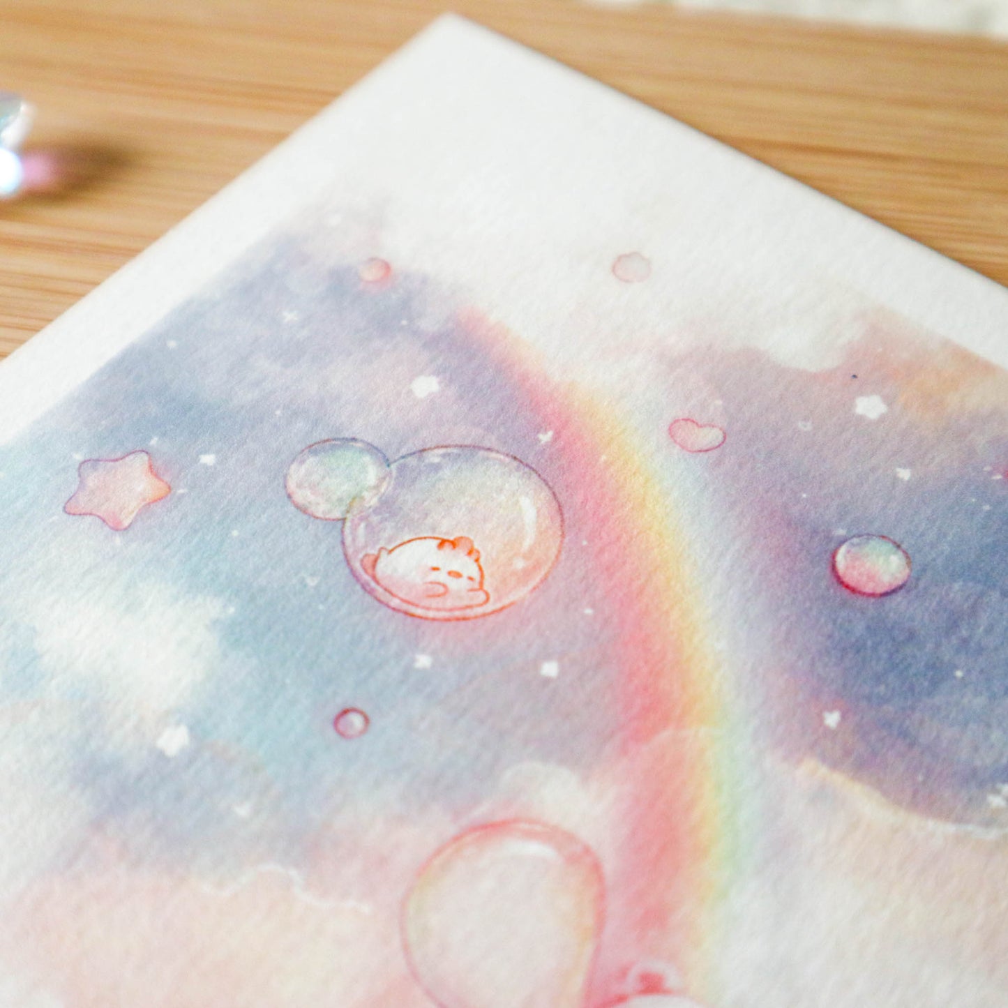 Rainbow Bubbles Sticker Print Set