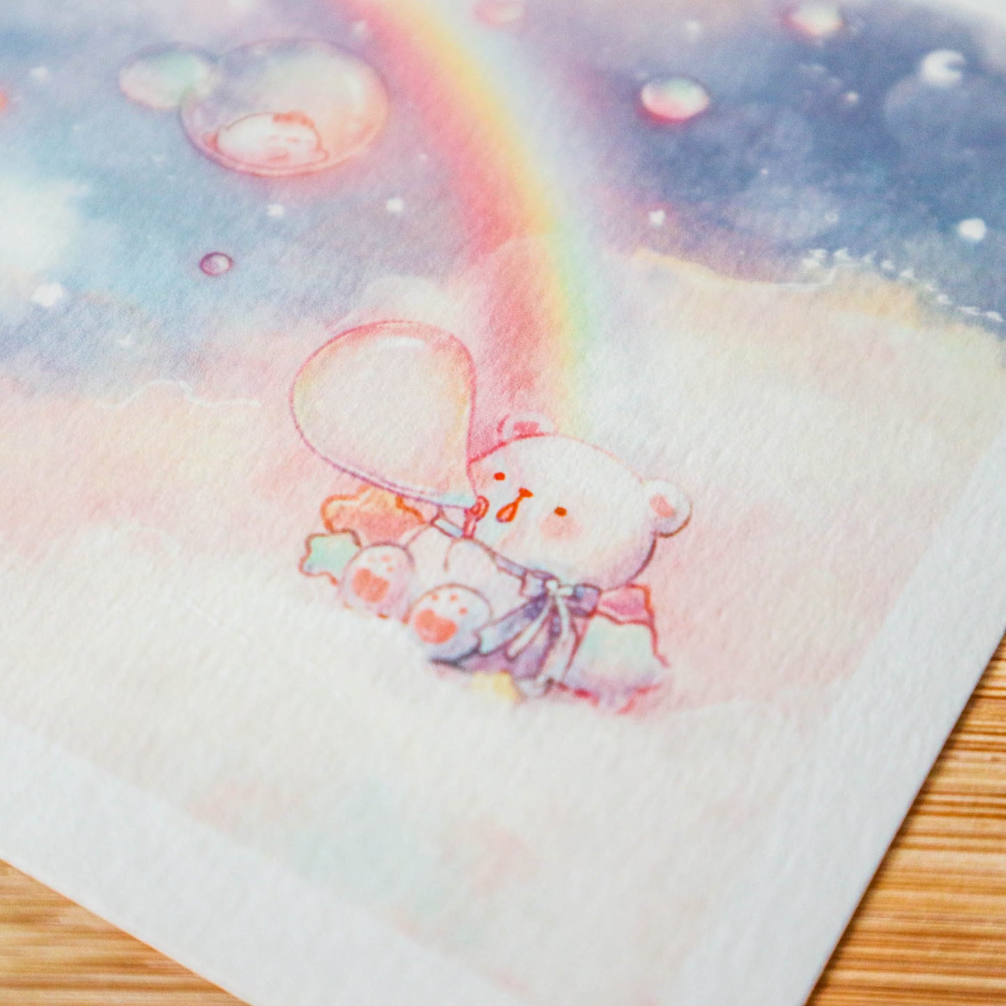 Rainbow Bubbles Sticker Print Set