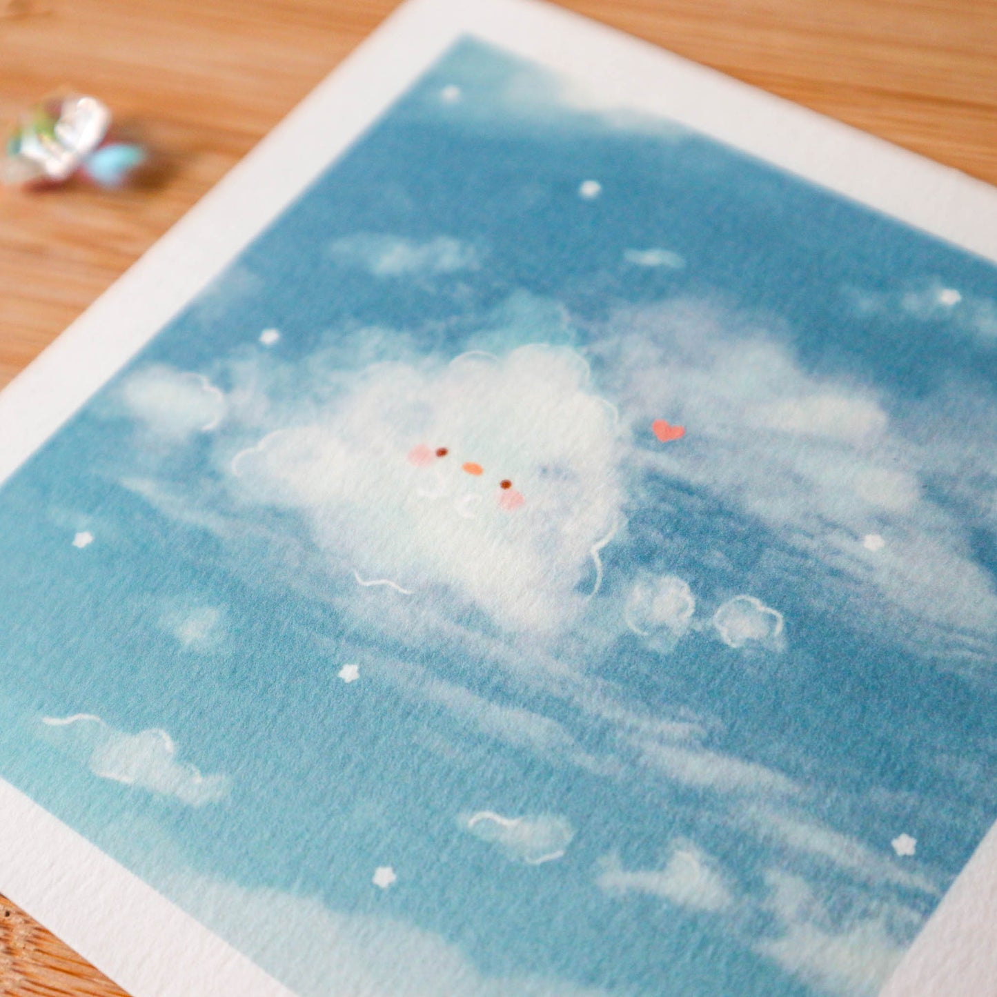 Chickie Cloud Print