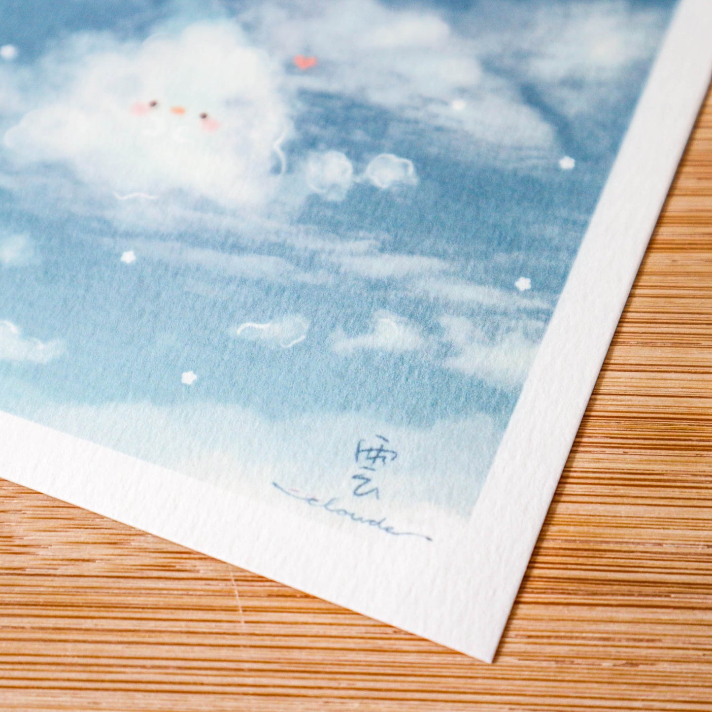 Chickie Cloud Print