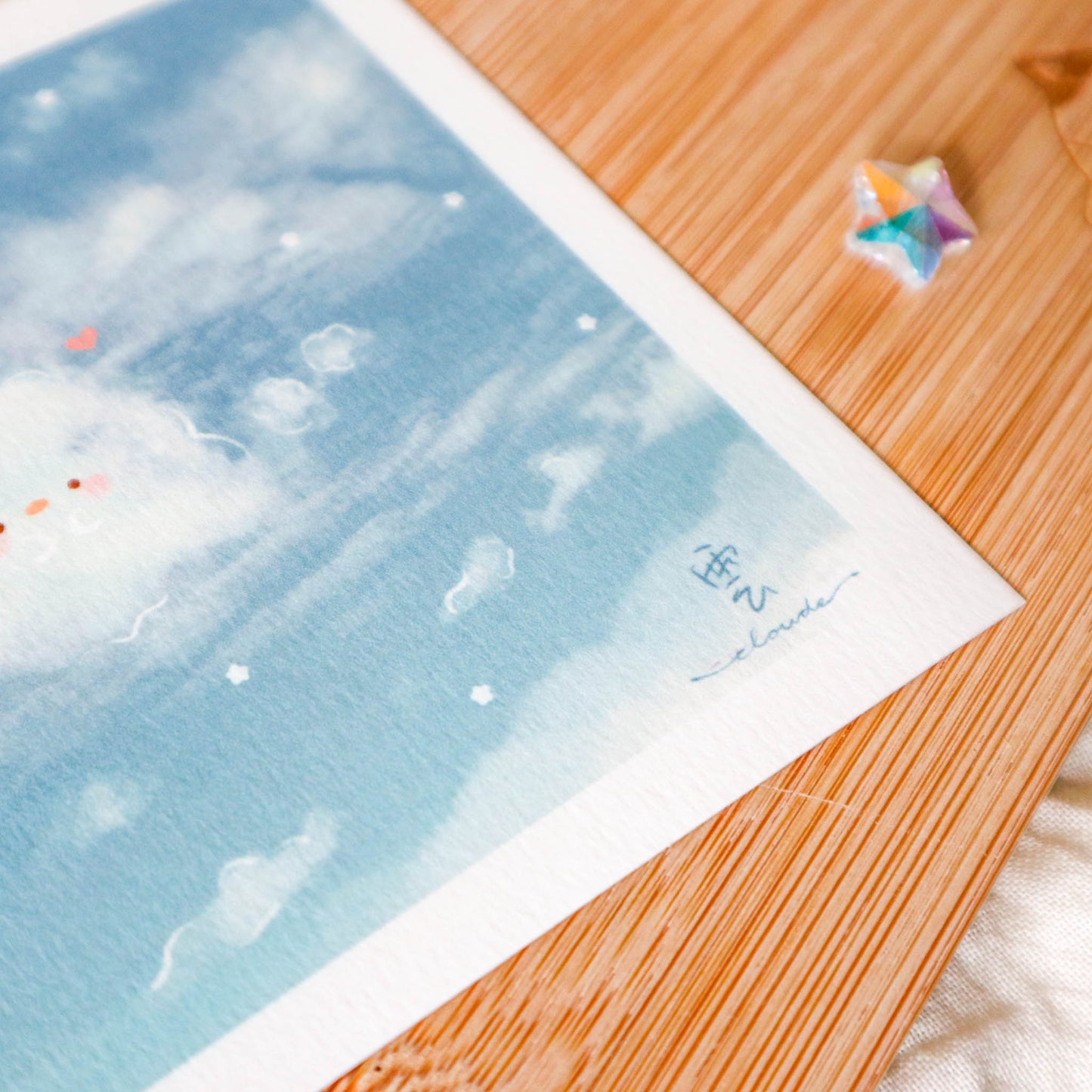 Chickie Cloud Print