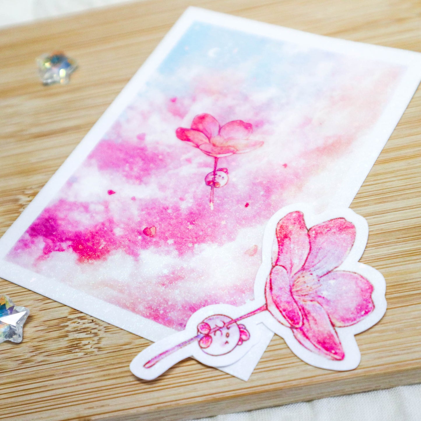 Sakura Breeze Sticker + Sticker Print Set