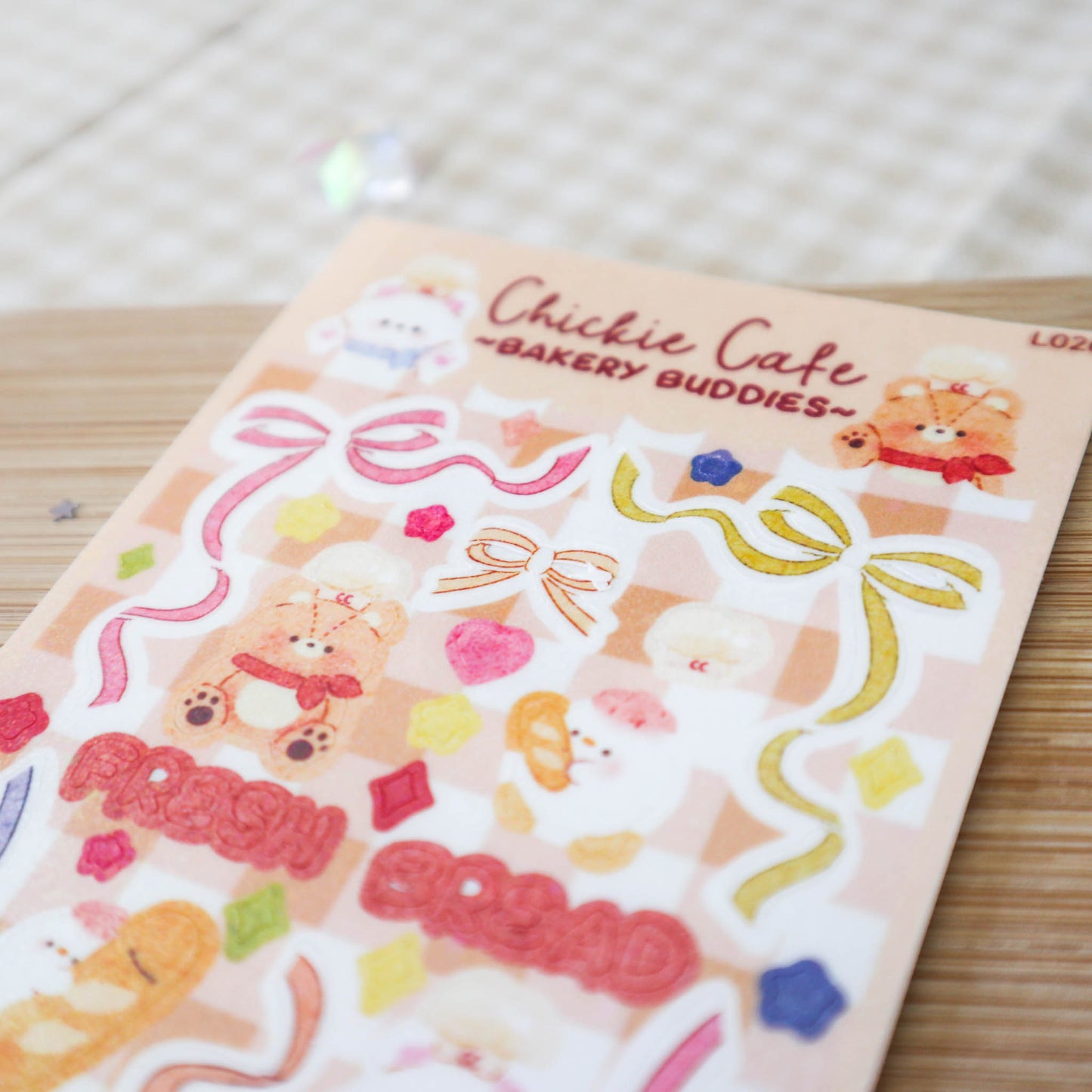 Bakery Ribbon Deco Sticker Sheet