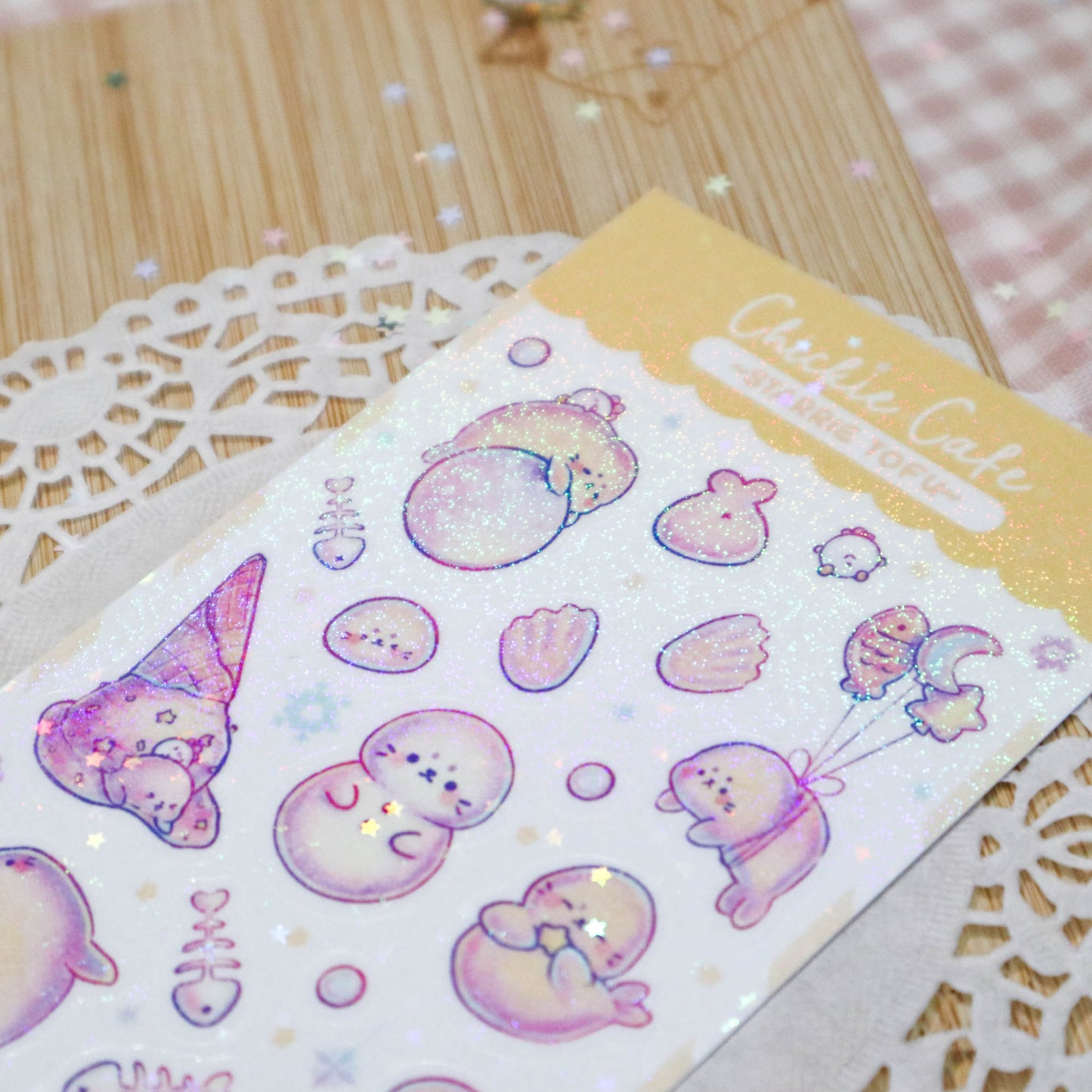 Starrie Tofu Sticker Sheet