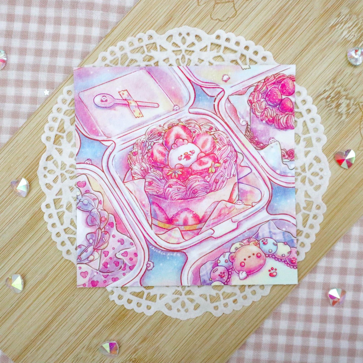 Sweet Bento Cakes Sticker Print - 10% OFF