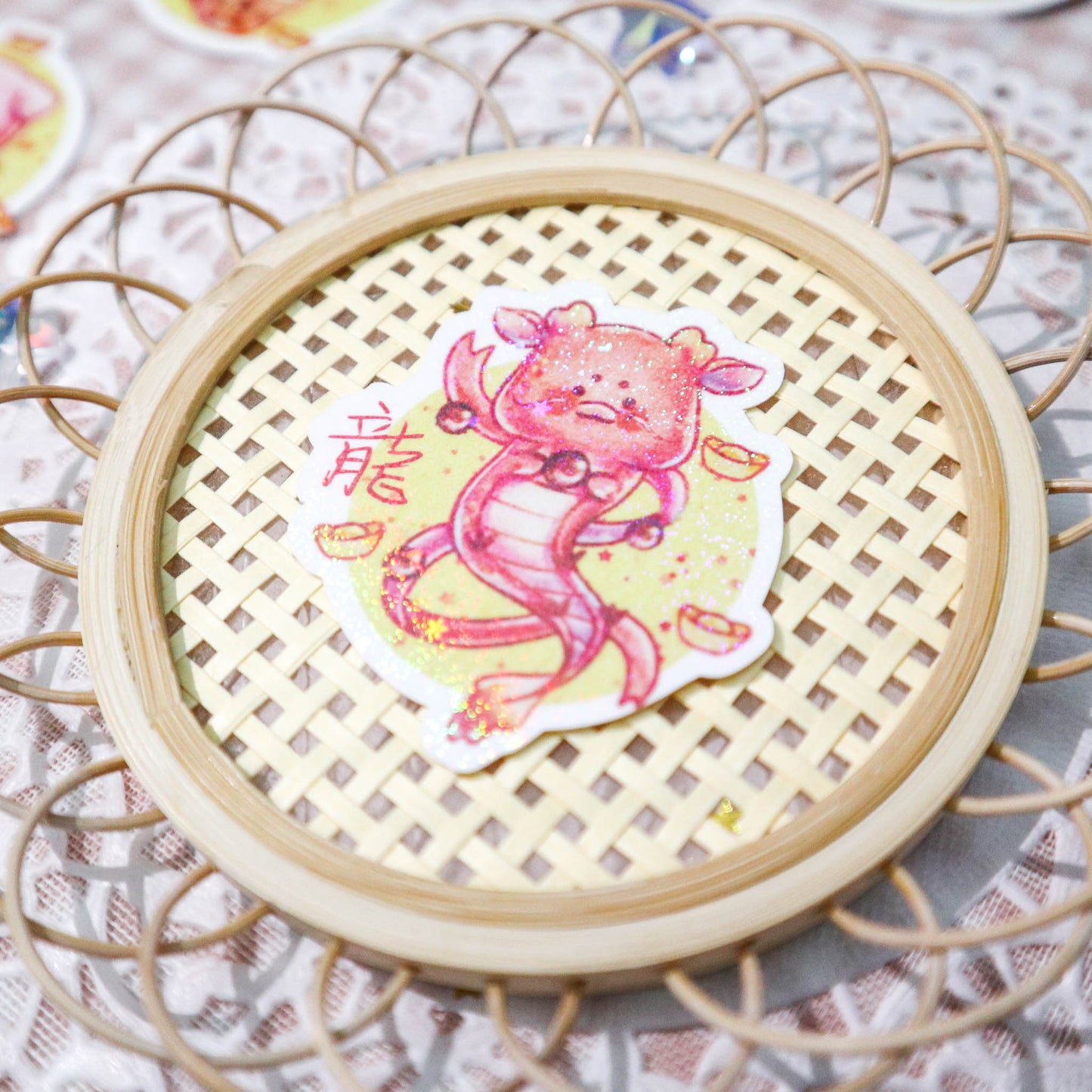 12 Chinese Zodiac Sticker Set (Stardust Holographic)