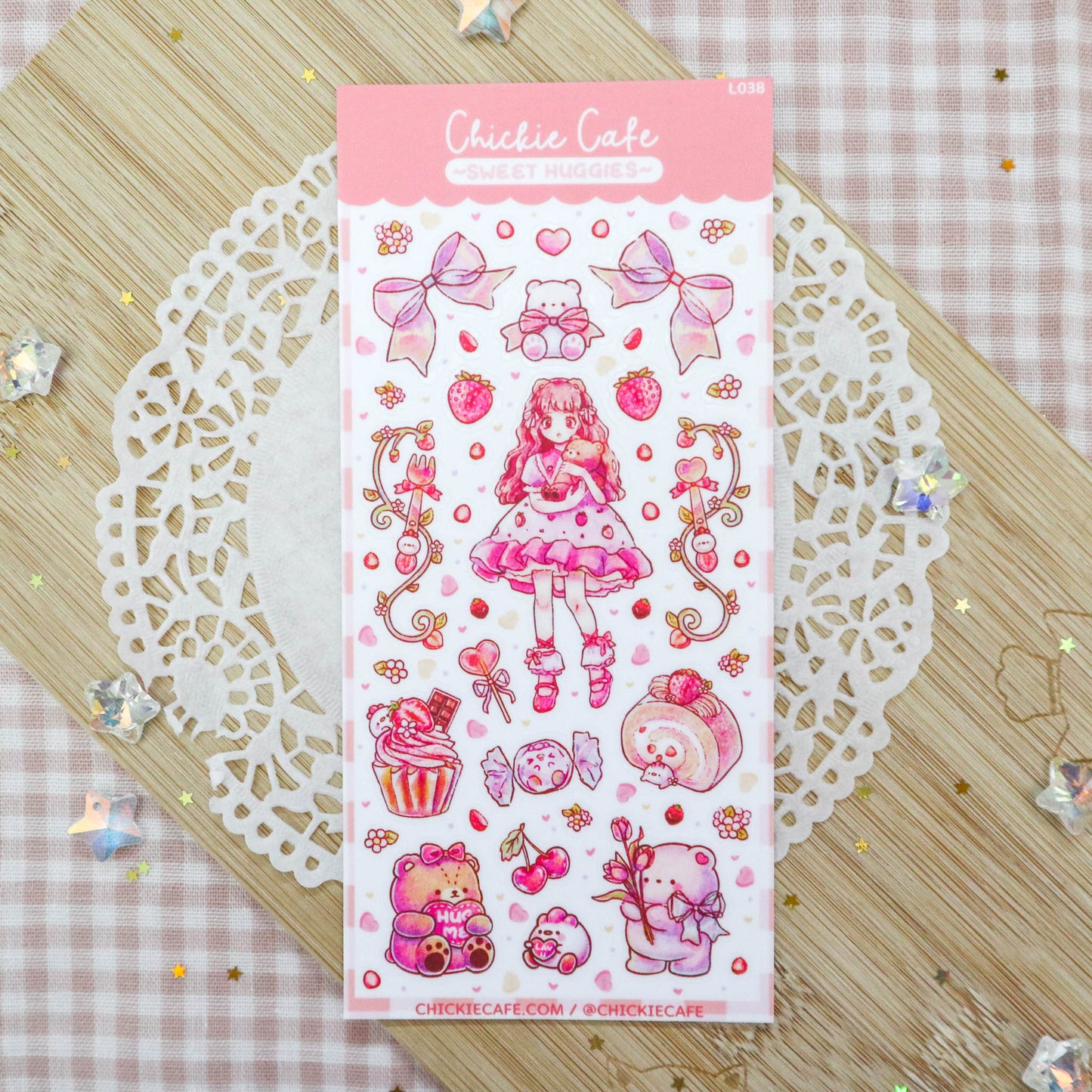 Sweet Huggies Sticker Sheet - 10% OFF