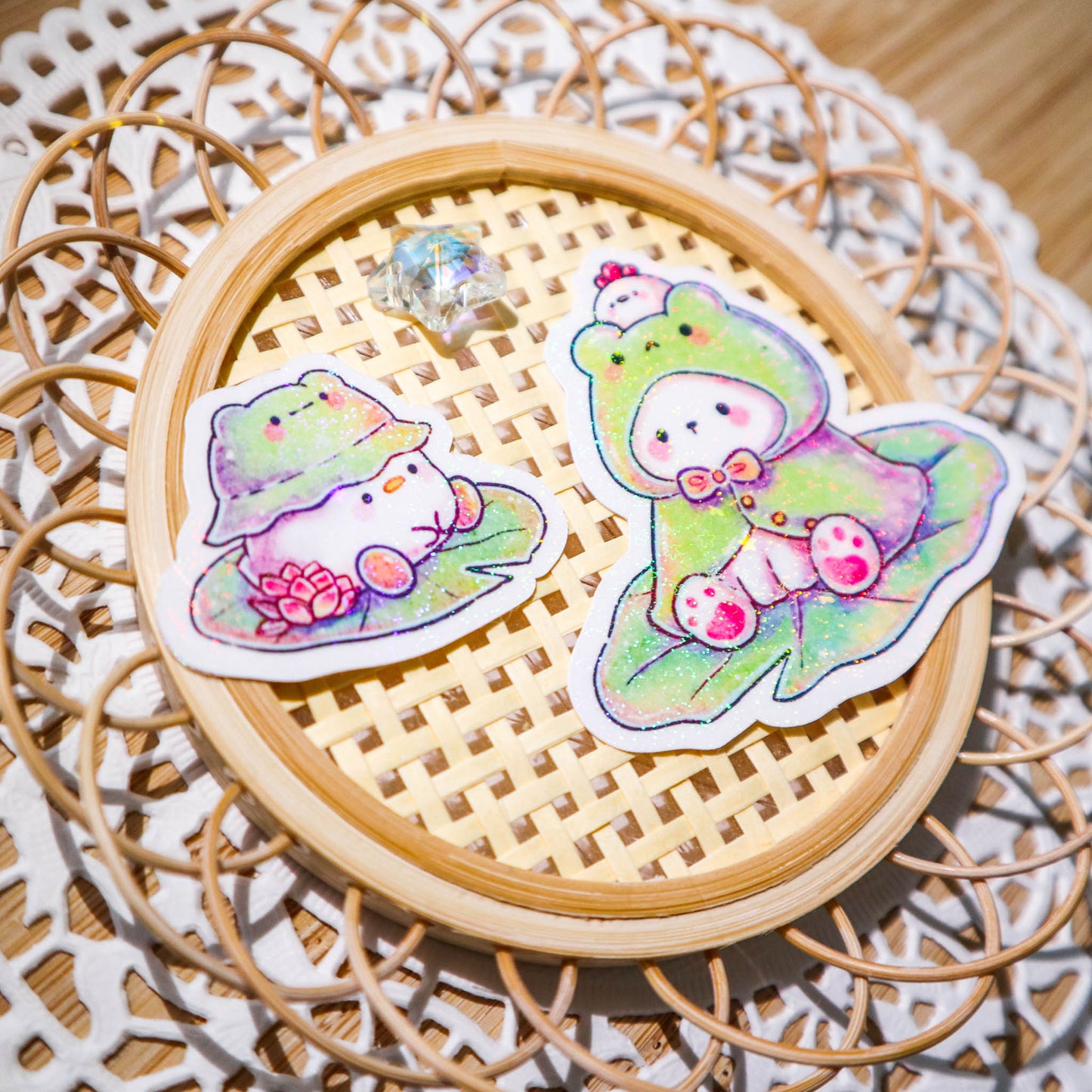 Froggie Friends Sticker