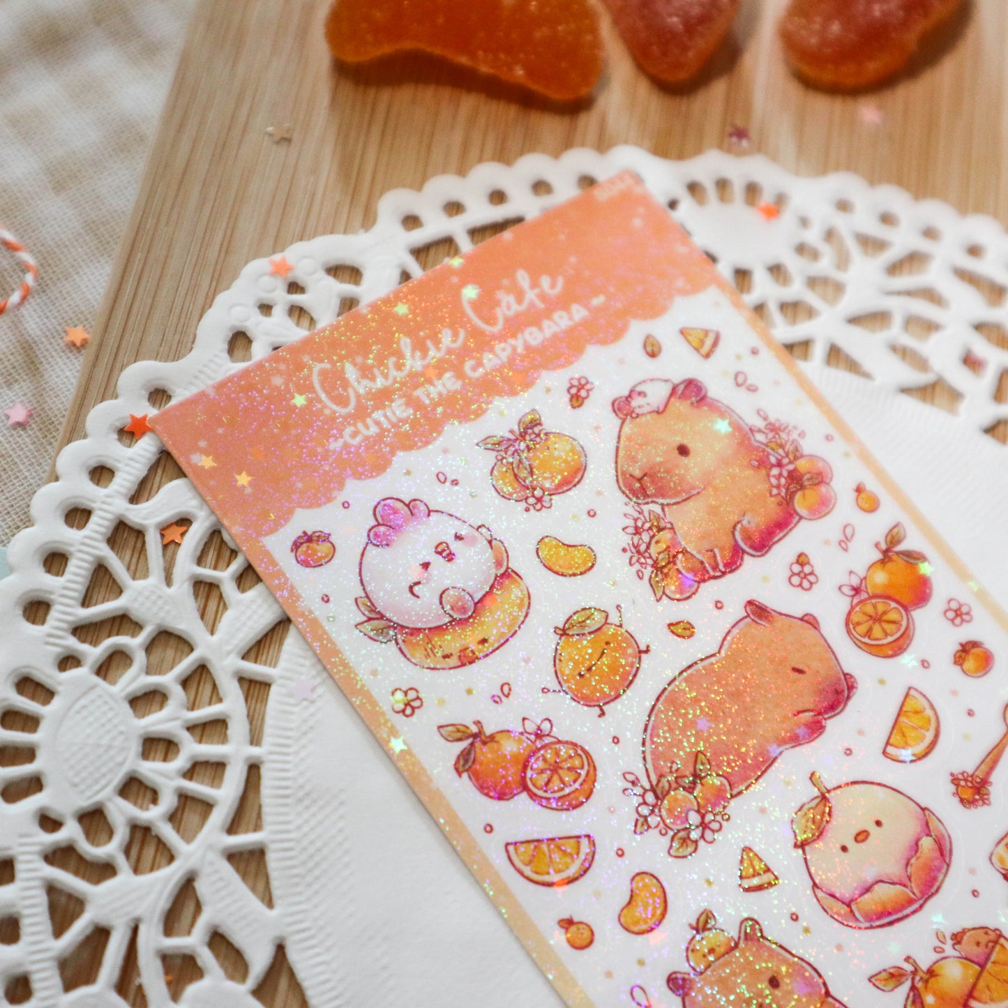 Cutie the Capybara Sticker Sheet