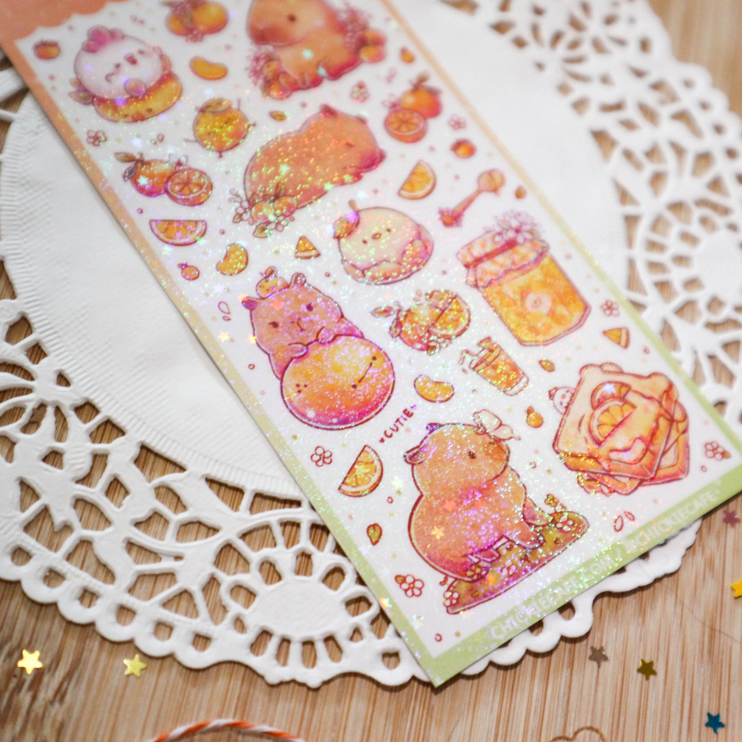 Cutie the Capybara Sticker Sheet