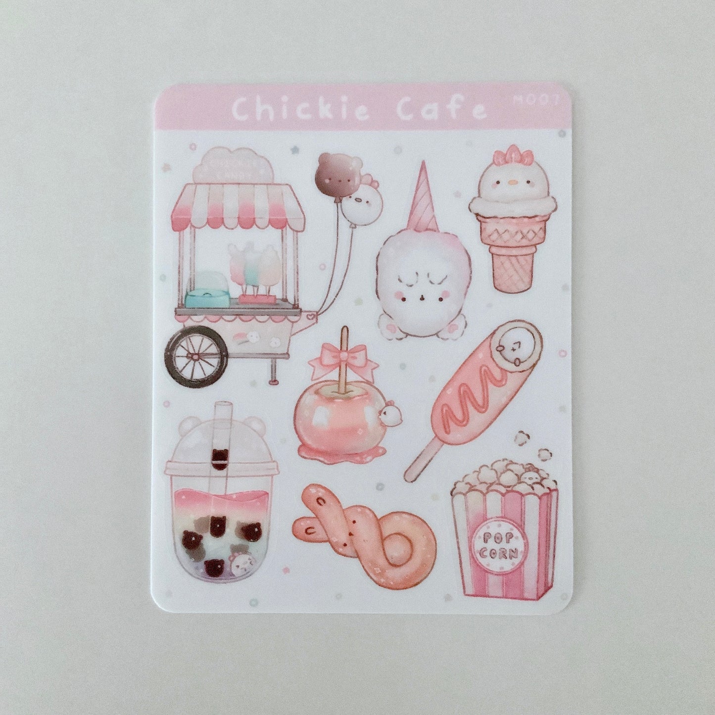 Chickie Carnival Foodies Sticker Sheet